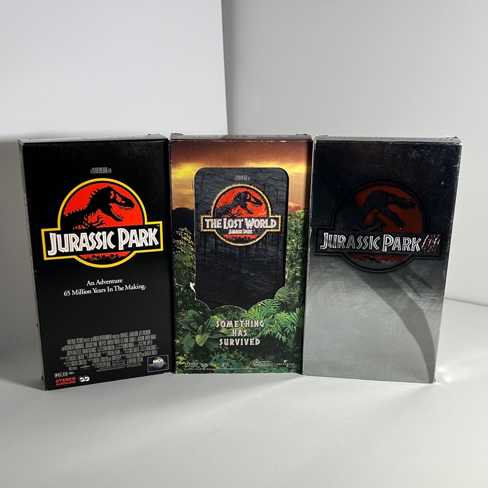 Jurassic Park Trilogy VHS Set
